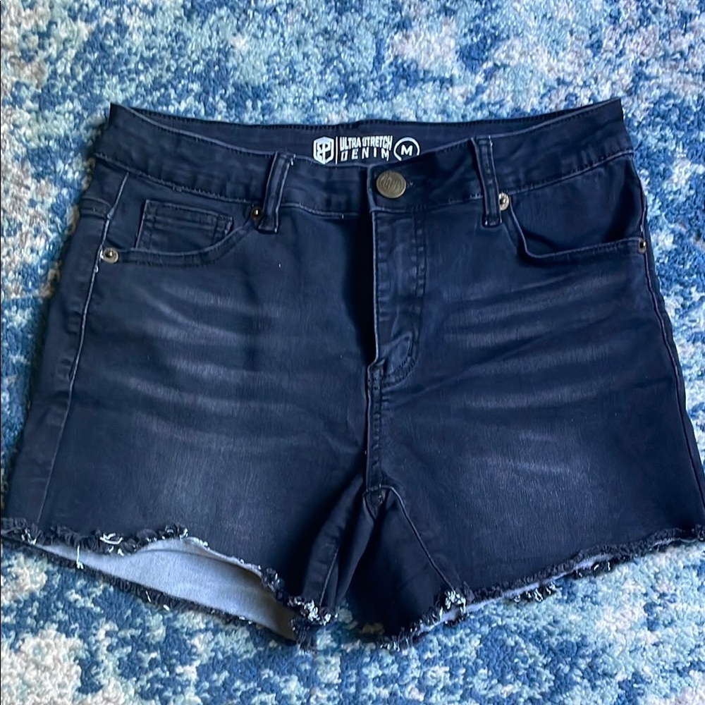 Born Primitive Black Jean Shorts Fitted Cut